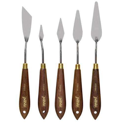 Lot de 7 couteaux à peindre Pébéo 