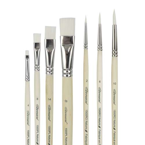 Set de 7 pinceaux Nature Léonard 