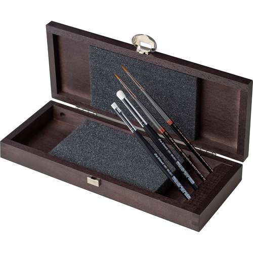 Coffret de pinceaux pour peinture miniature série 4027 da Vinci 4 pinceaux  