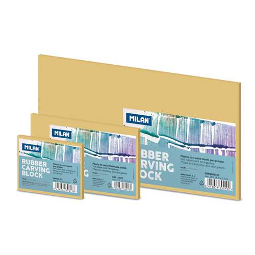 MILAN® Gummi-Linolschnitt Block 