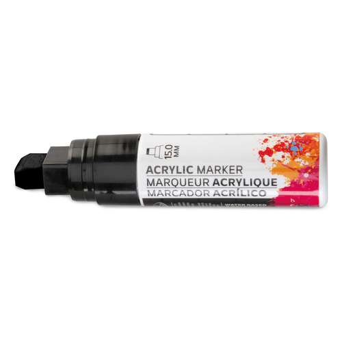 Royal & Langnickel® ACRYLIC MARKER – 2er Set Jumbo, Schwarz & Weiß 