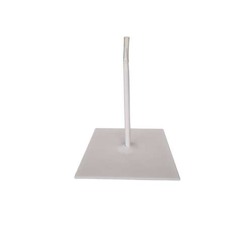 Socle en métal blanc 1 tige Powertex 