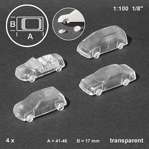 SCHULCZ Miniatur-PKWs 1:100, 4er-Set 