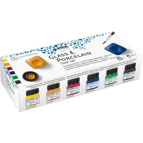 Set de peinture Verre & Porcelaine Kreul 