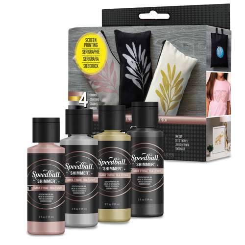 Speedball® Fabric Screen Printing Ink Set Shimmer 