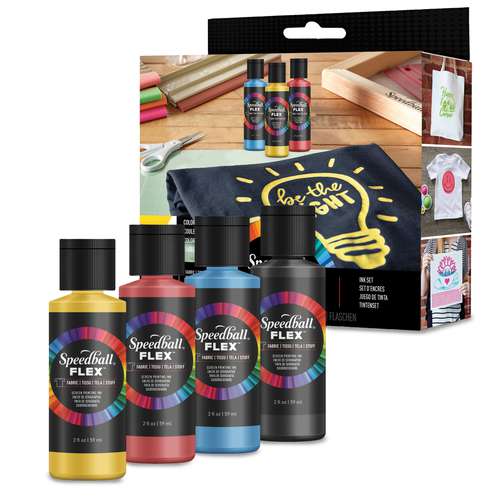 Speedball® FLEX Fabric Screen Printing Ink Set 
