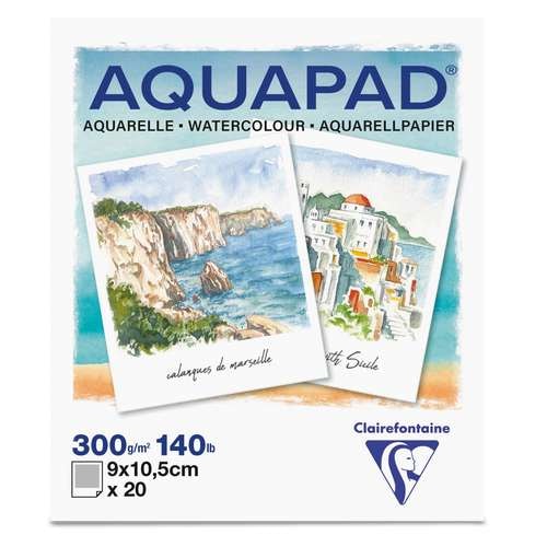 Bloc voyage aquarelle Aquapad Clairefontaine 
