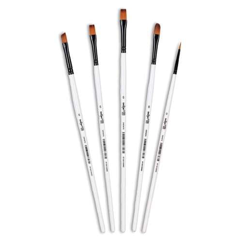 Set de 5 pinceaux fins n°2 Darwi for You 