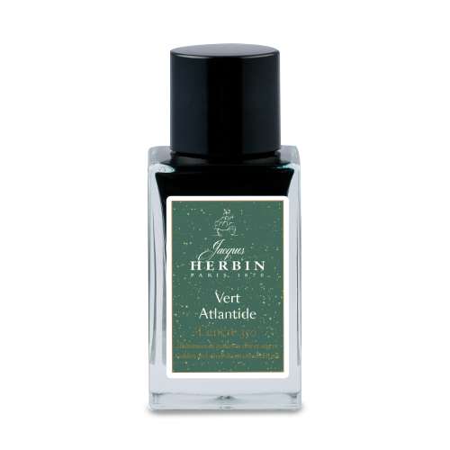 Jacques HERBIN 350 Anniversary Schreibtinte Vert Atlantide, 15 ml Glasflakon 