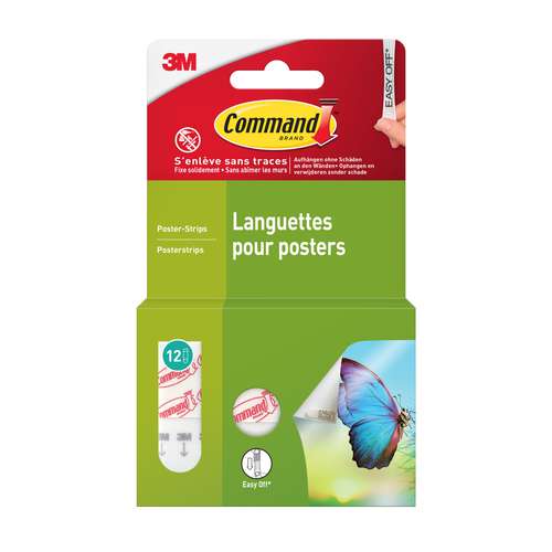 Bandes pour affiches 3M Command™ 