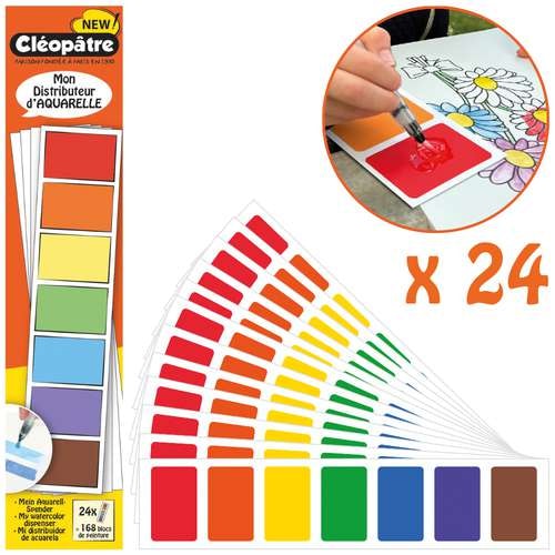 Distributeur de peinture aquarelle Cléopâtre 