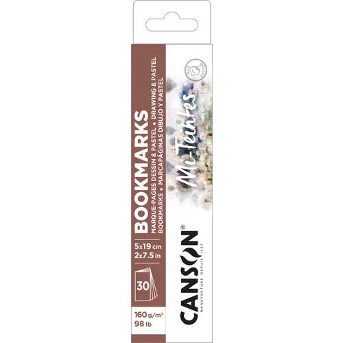 CANSON® Mi-Teintes® Pastellpapier Lesezeichenformat, 30 Blatt, 160 g/m² 