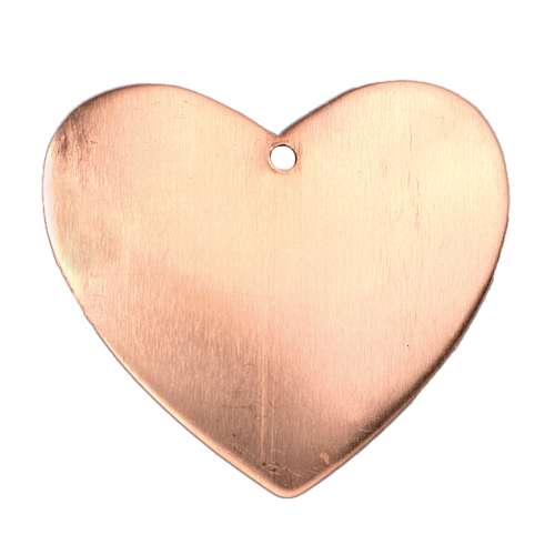 ABIG Kupferrohling Hänger, Herz, 30 mm x 29 mm 