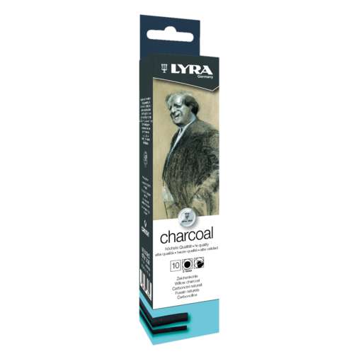 Lot de 10 fusains assortis Lyra 