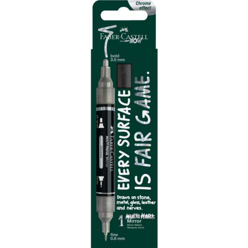 FABER-CASTELL Mirror Marker Multimark 551 Chrome 