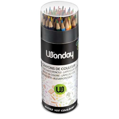 Coffret de 48 crayons de couleur Wonday 