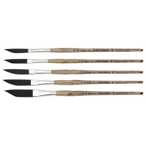 Pinceau Ergo Sharpy Allround pointe sabre, série 1863 Linéo 
