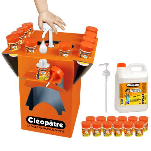 Cléopâtre Klebstoffstation, Set 